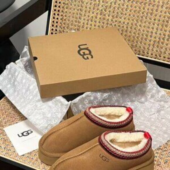 Women UGG Tazz Tasman Slipper Chestnut Suede Upper - Picture 9 of 10